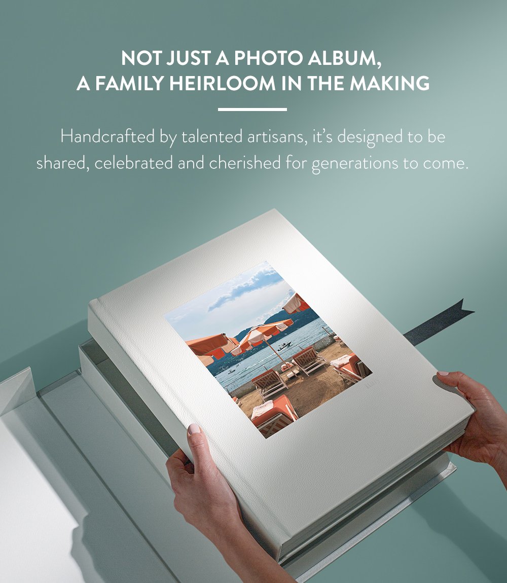 Not just a photo album, a family heirloom in the making.